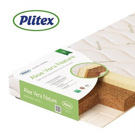 Детский матрас Plitex Aloe Vera Nature 120х60х10см (АВ-15/1) А-14